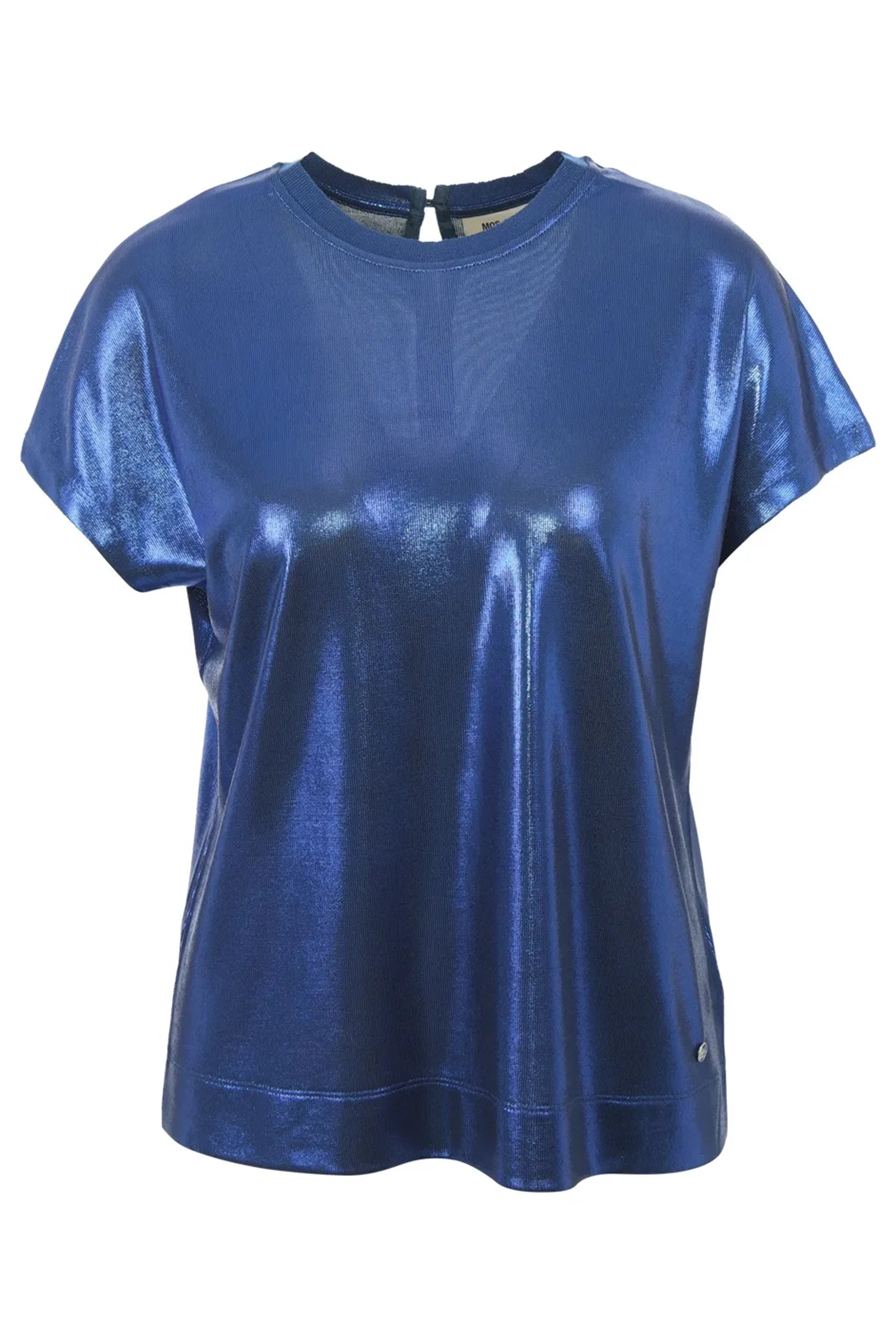 Dames t-shirt korte mouw blauw