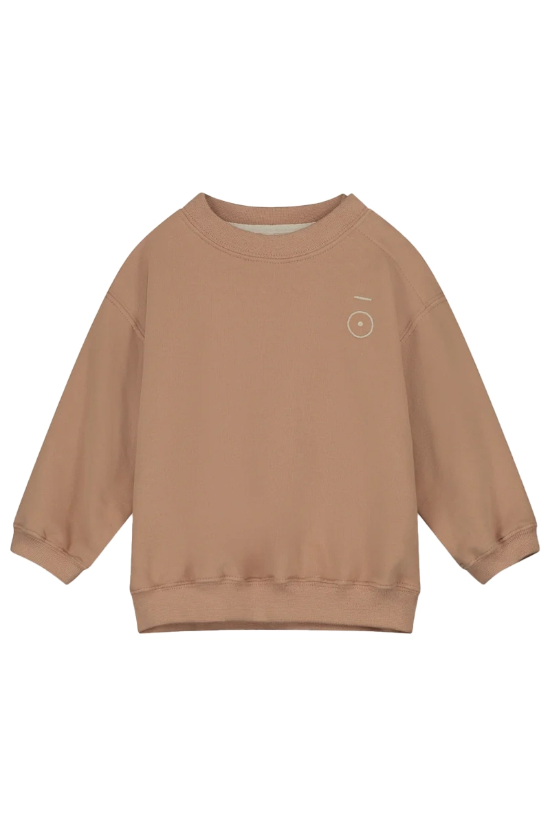 Gray Label baby dropped shoulder sweater bruin/beige 1