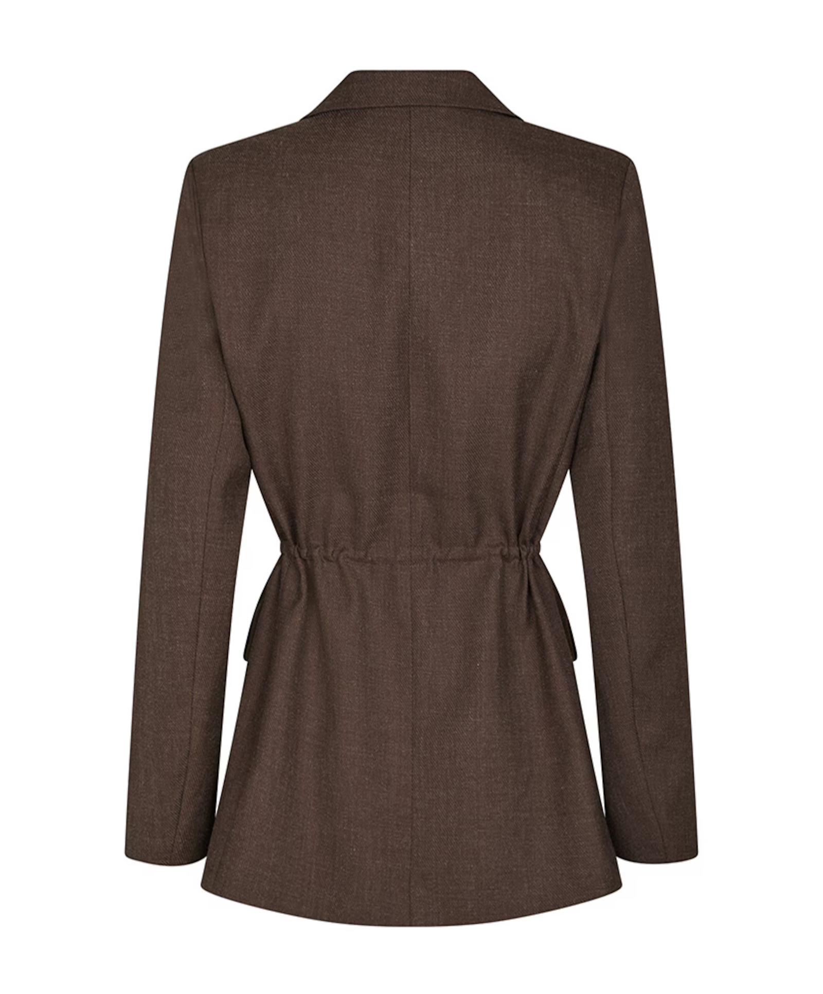 Dames blazer bruin