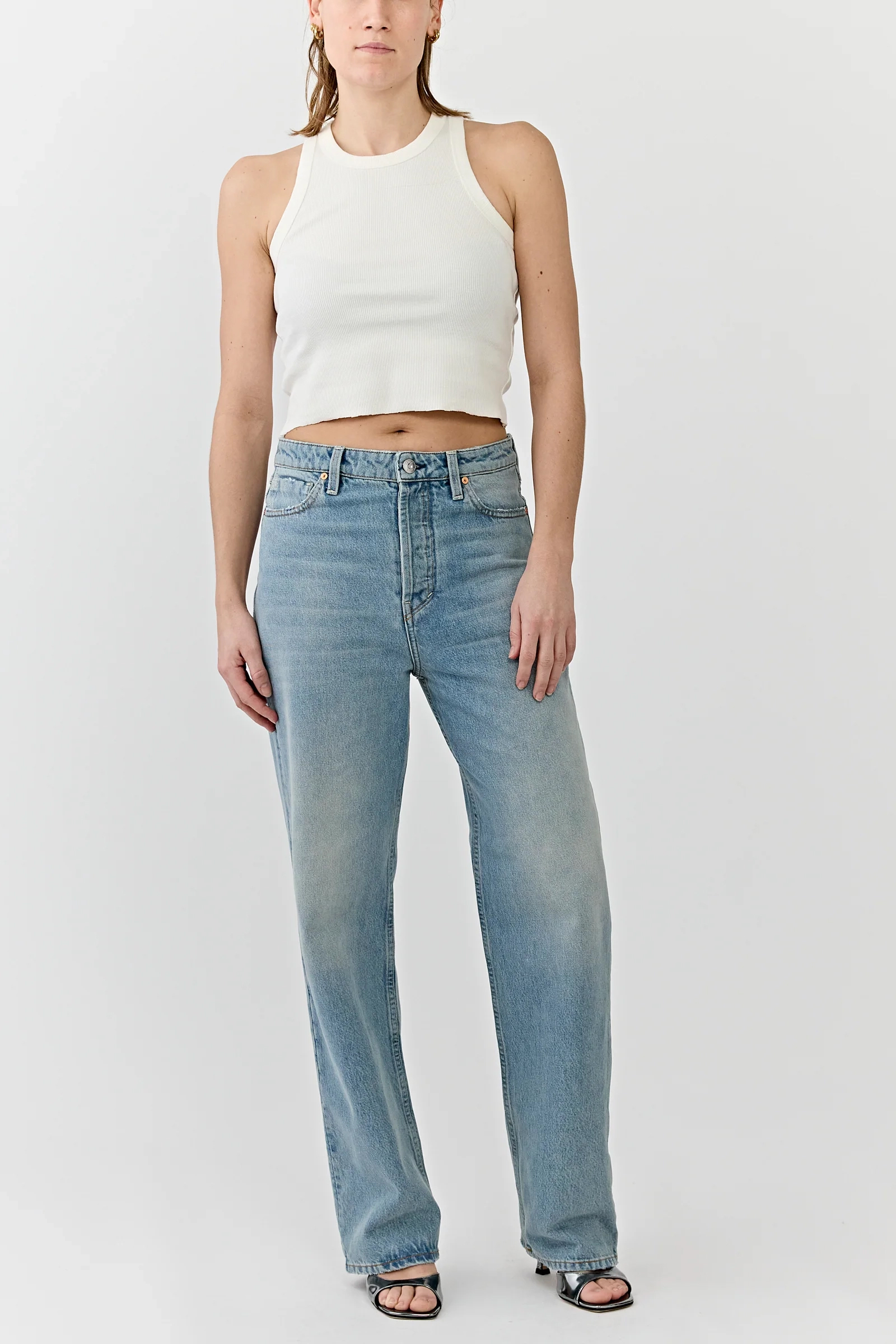 Dames jeans blauw