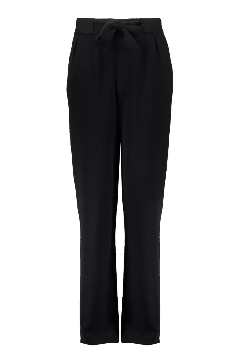Geisha Pants crinckle Zwart-1 1