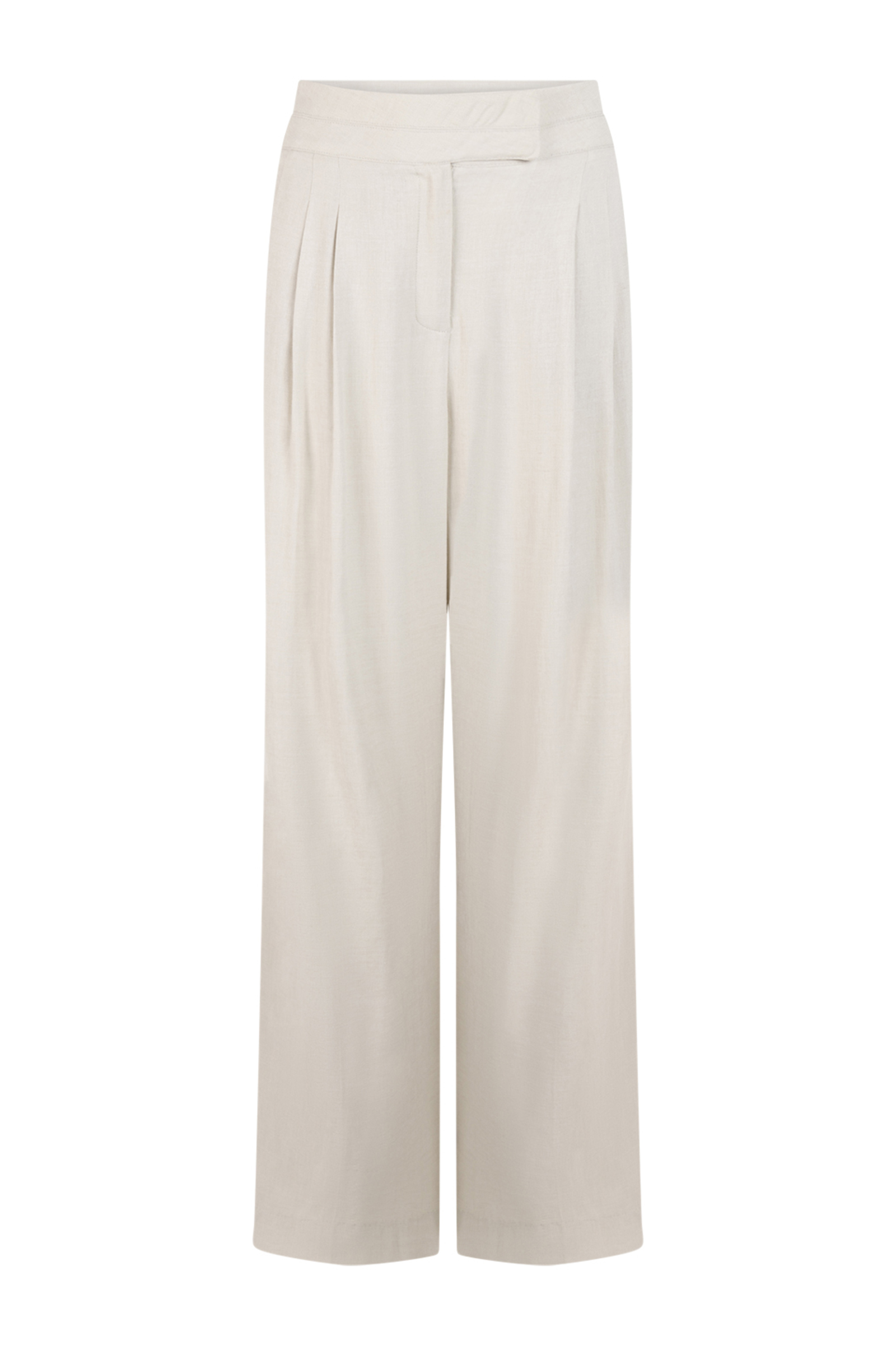 Dames broek ecru