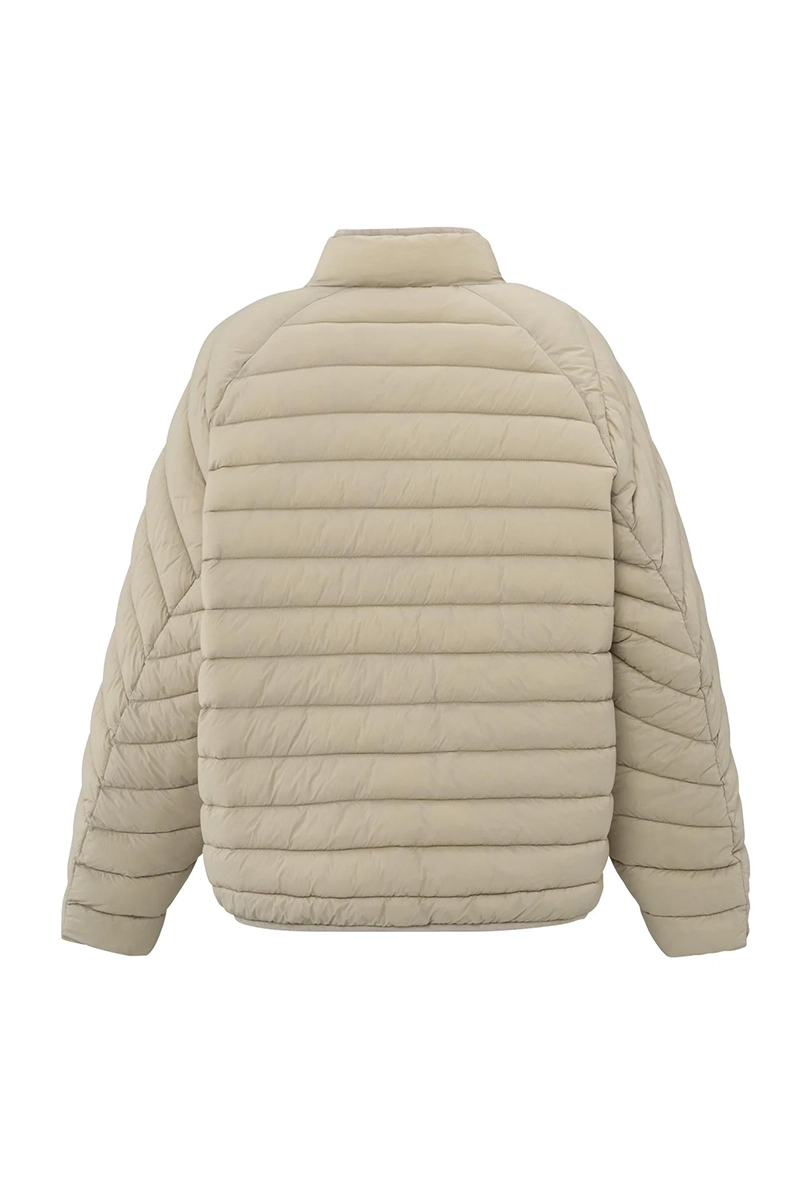 Yaya Padded nylon kimono jacket FEATHER GREY 4
