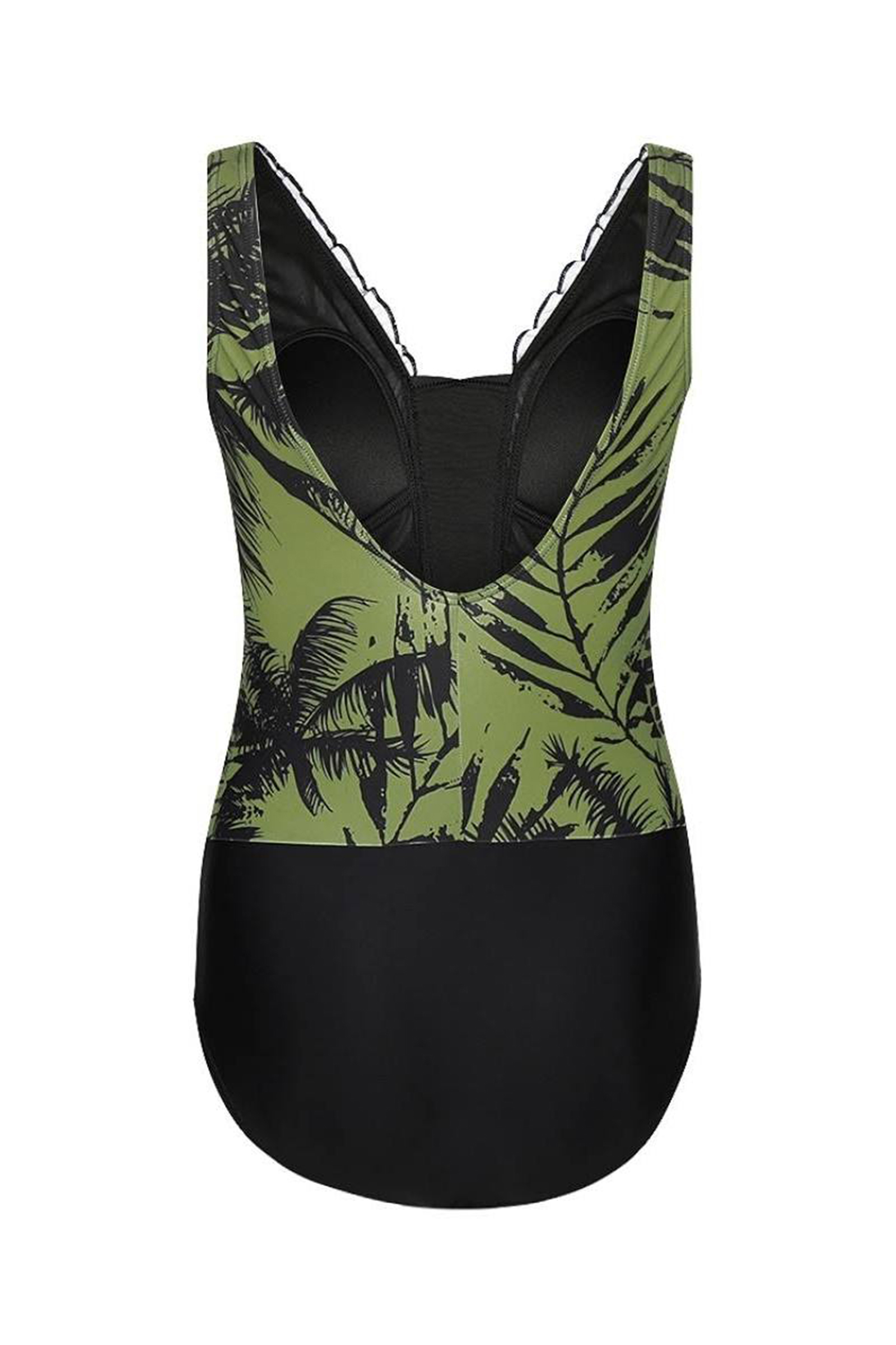 Bad/beach dames badpak mode groen