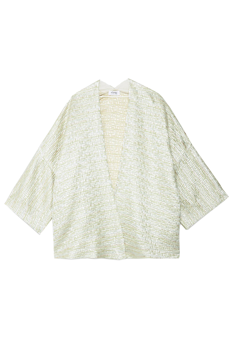 Otto d'Ame jacket bruin/beige-1 1