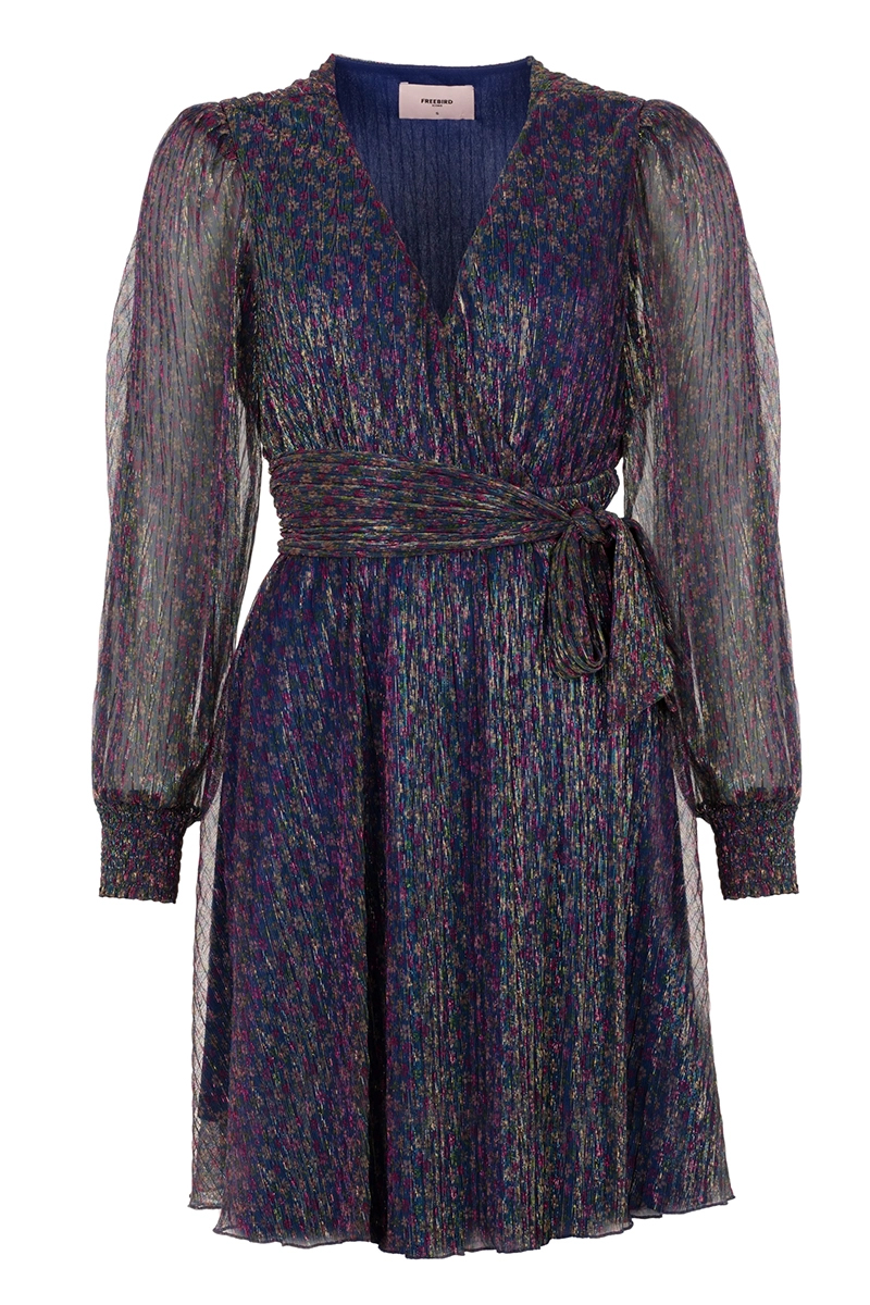 Dames jurk blauw