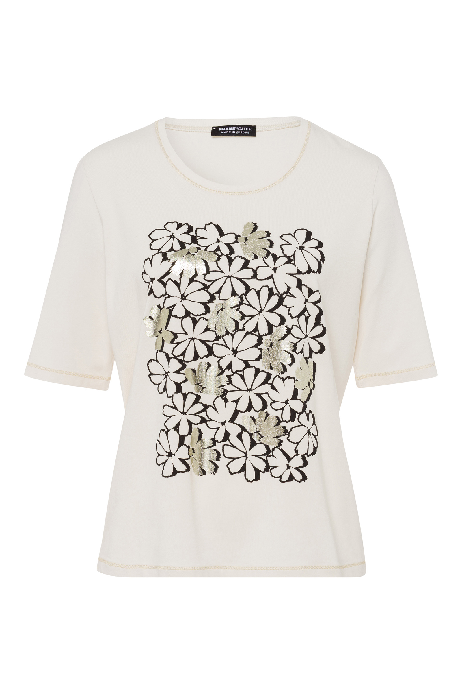 Dames t-shirt korte mouw zwart