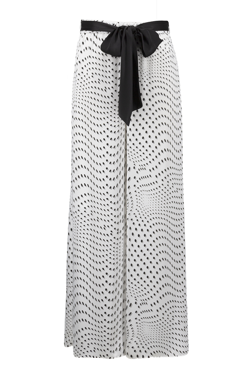 Dames broek ecru