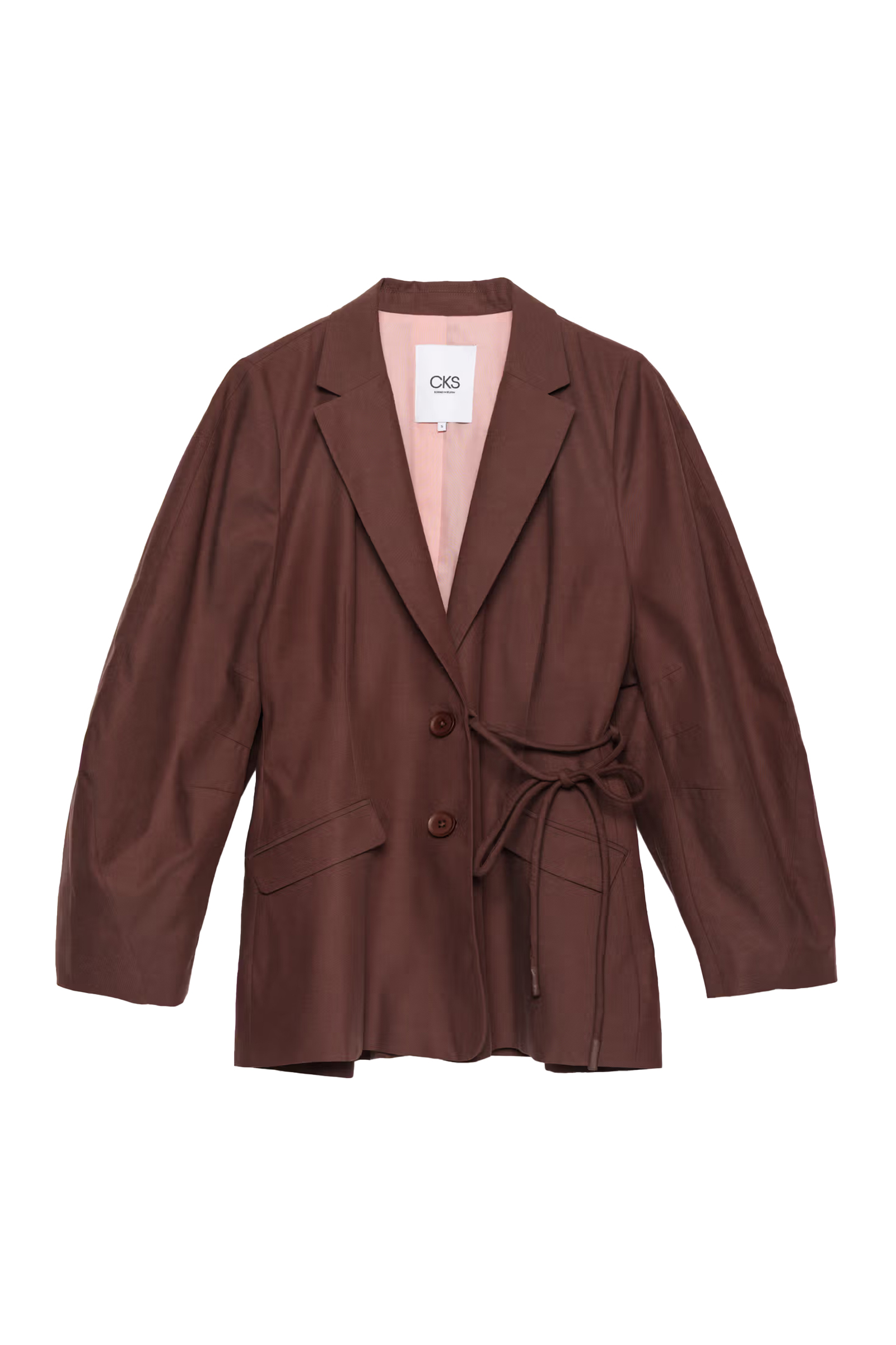 Dames blazer bruin