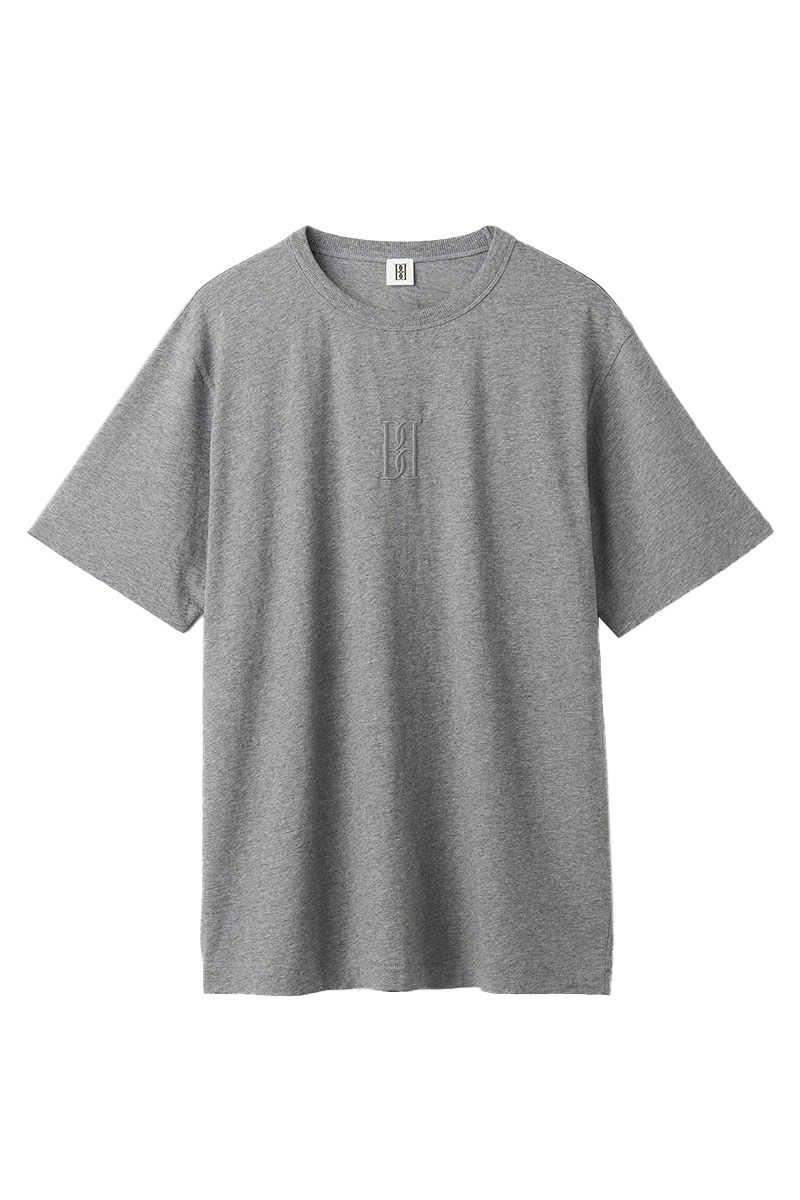 Dames t-shirt korte mouw grijs