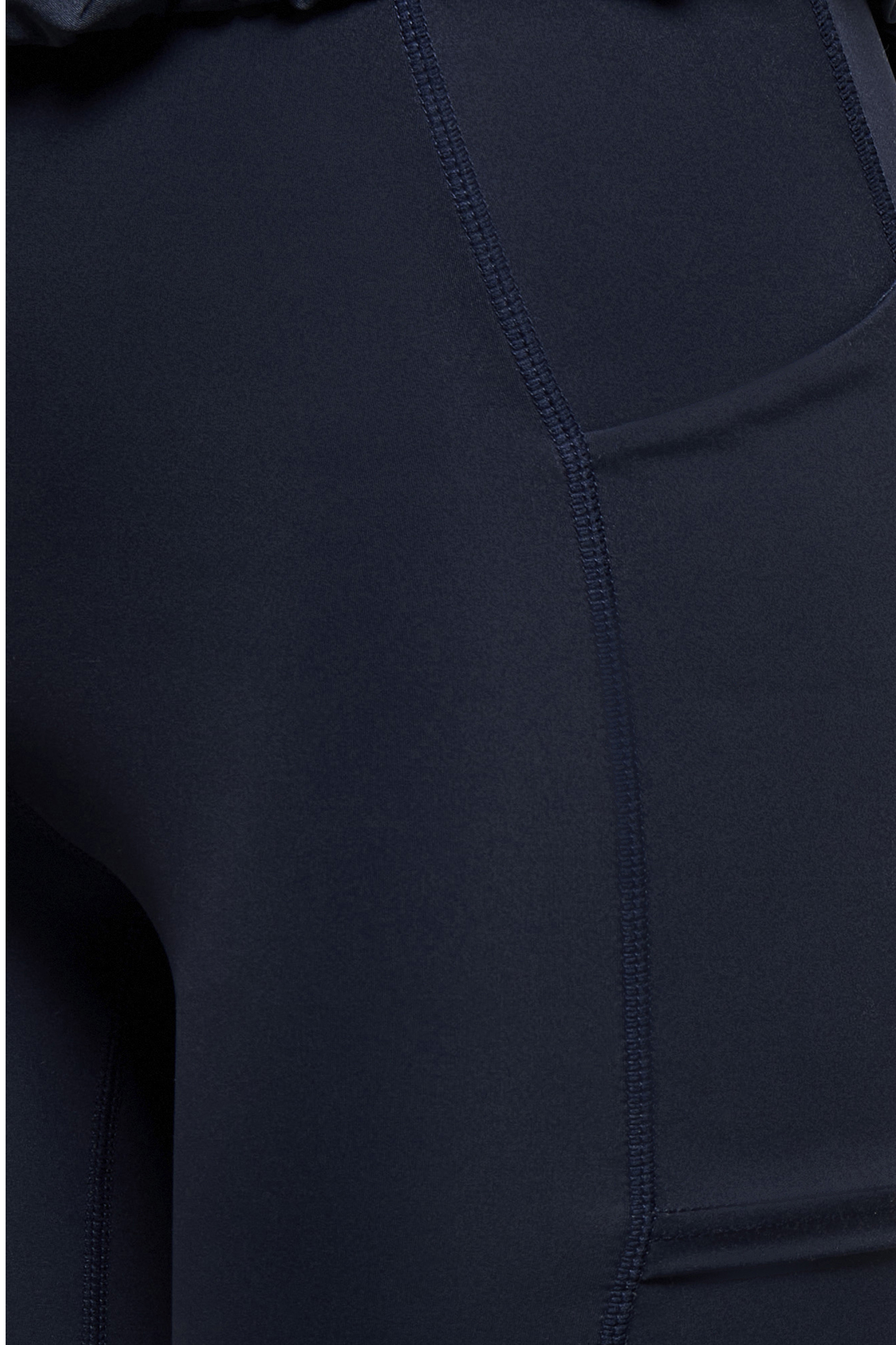 Fitness dames short blauw