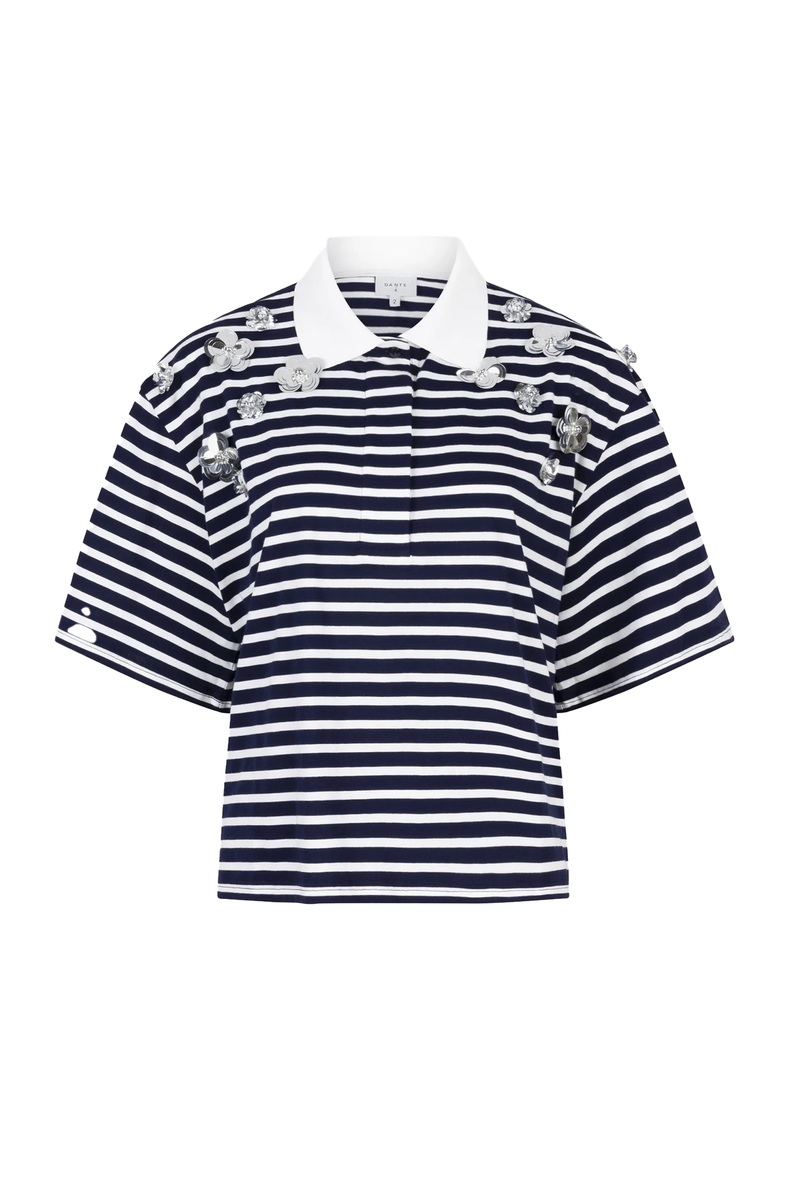 Dames polo blauw