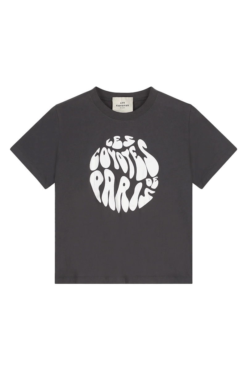 Les Coyotes De Paris Kaleidoscope small tee Grijs-1 1