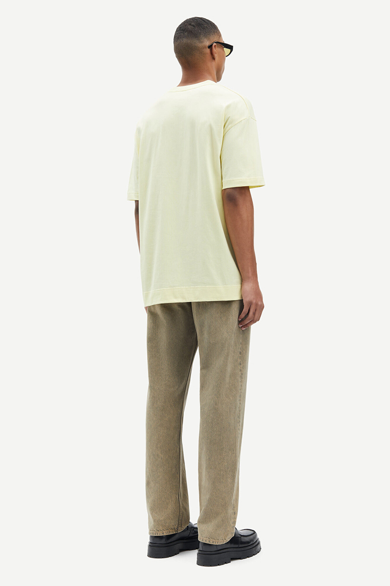 Samsøe Samsøe JOEL T-SHIRT 11415 Geel-1 4