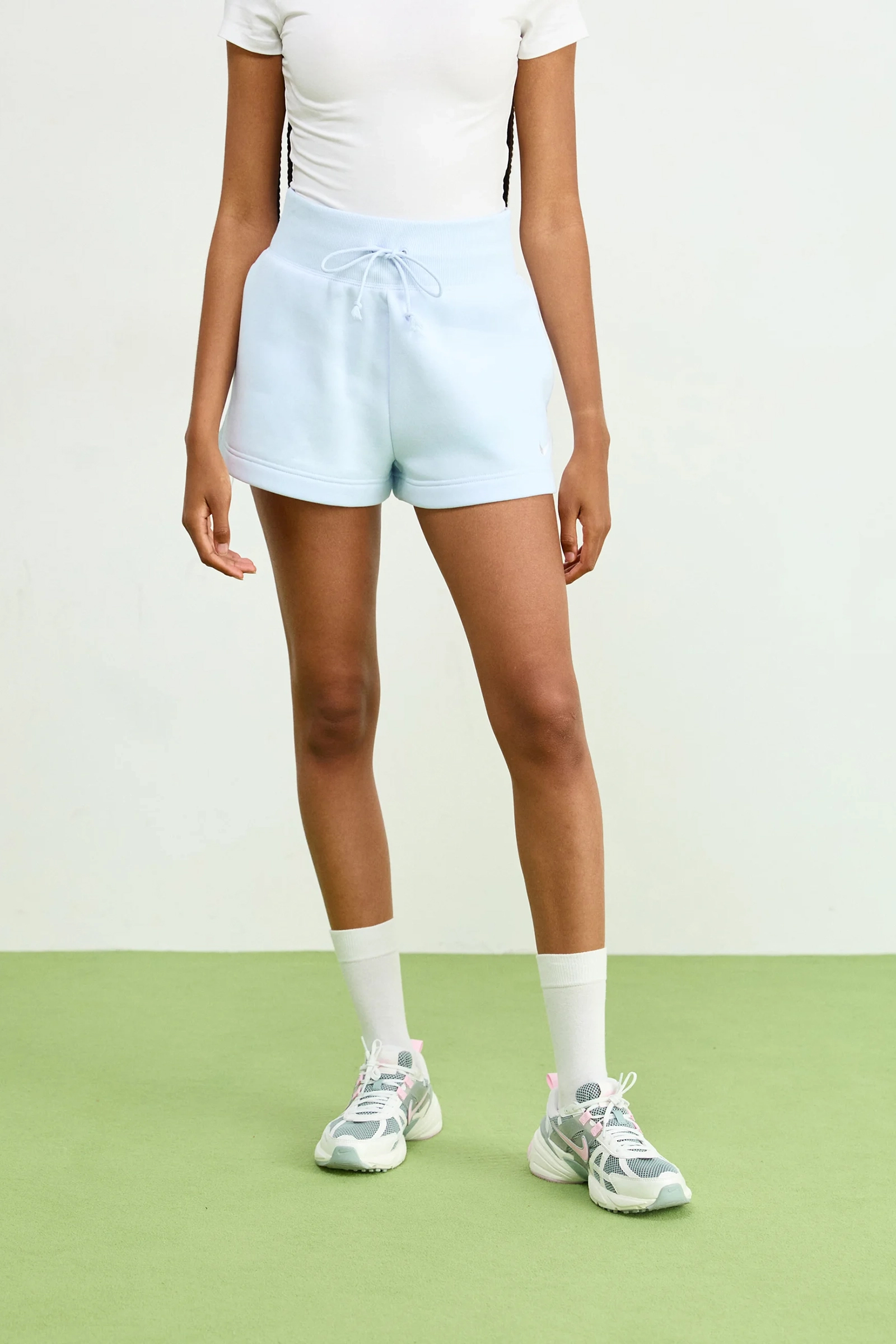 Casual dames short blauw