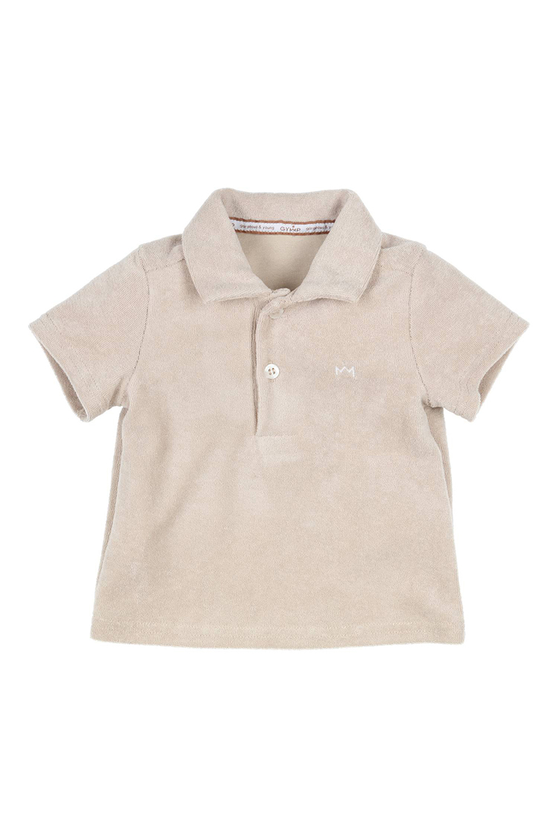 Baby t-shirt korte mouw ecru