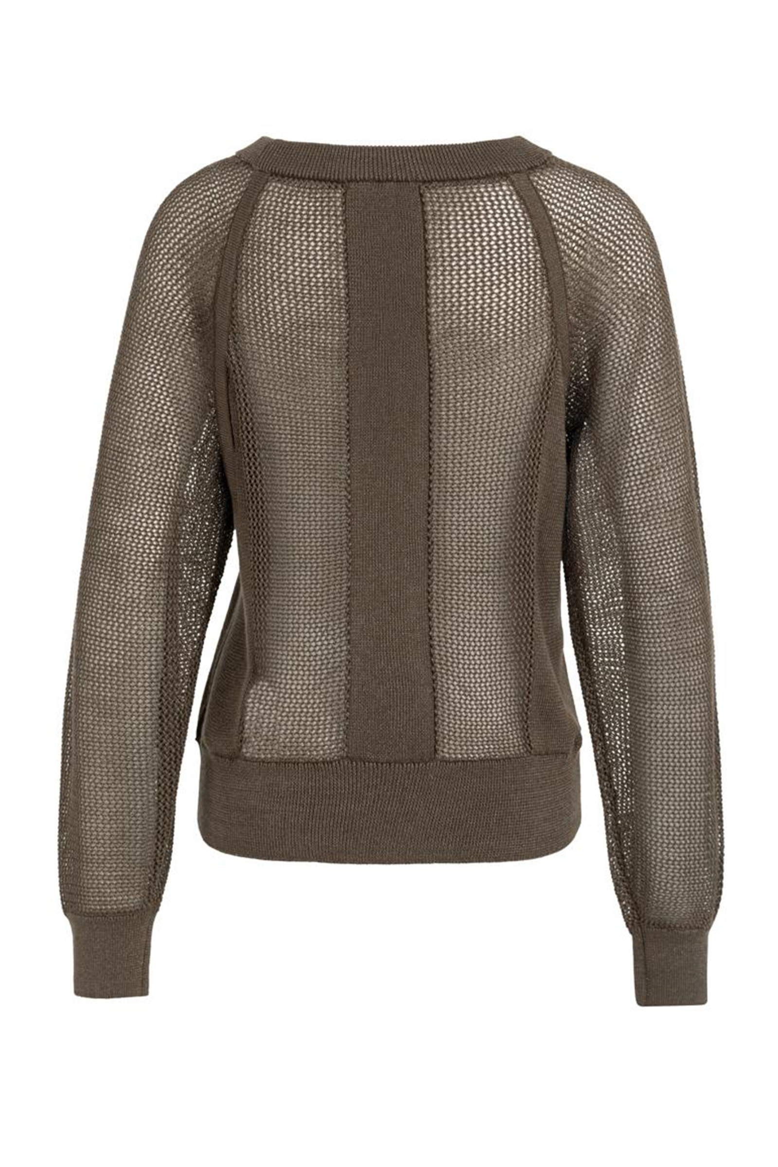 Dames sweater bruin